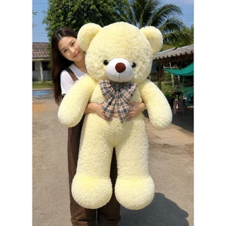 [ส่งด่วน]💖ตุ๊กตาหมีตัวใหญ่100-110เซน🐻งานพรีเมียม✅️ขนฟูนุ่ม ใยนิ่ม🥰(เขียนอวยพรฟรี) ของขวัญเซอร์ไพรส์แฟน รับปริญญาปัจฉิม