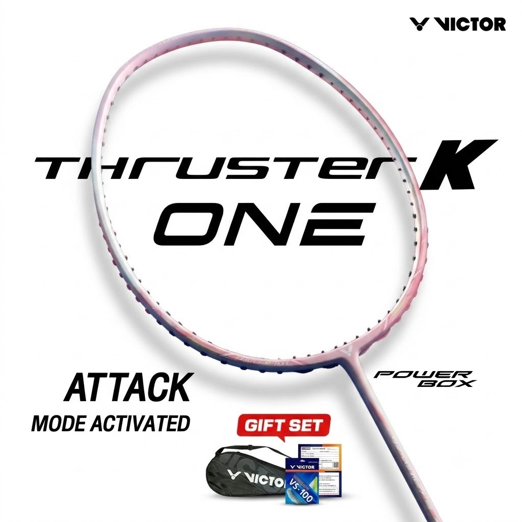 VICTOR ไม้แบดมินตัน รุ่น TK-ONE แถม เอ็นVS-100 + ซองตาข่าย (โปรดอ่านรายละเอียดก่อนสั่ง)