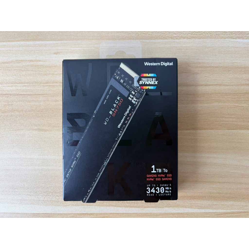 WD BLACK SN750 1TB NVMe