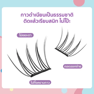 NE ขนตาปลอมกาวดำในตัว ติดง่าย ไม่ต้องใช้กาว ราคาคุ้มค่า ไม่หลุดง่าย ขนนุ่ม เบาสบาย ใช้ซ้ำได้นานประมาณ 2 เดือน