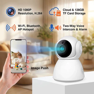V380 กล้องวงจรปิดกล้องกันน้ำ 360 ° Wifi Night Vision Security IP 1080P 3MP 10X ซูมกล้องเด็ก