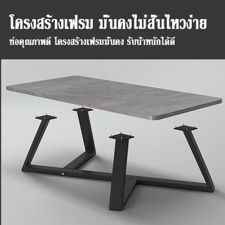 โต๊ะกลางโซฟา โต๊ะห้องรับแขก 80/120cm โต๊ะกาแฟ สามารถวางไว้ในห้องนั่งเล่นและข้างโซฟาได้ขาตั้งที่ทำจากเหล็ก
