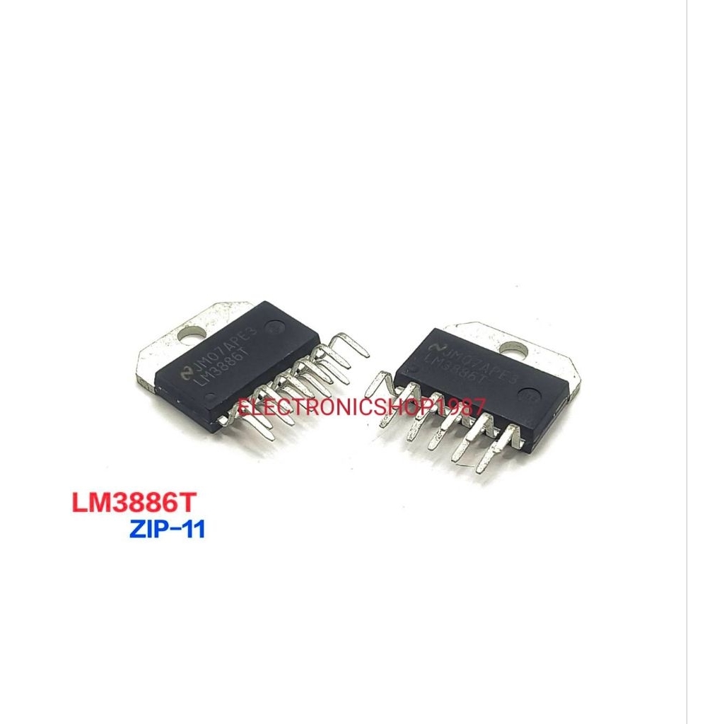 ราคา 1ตัว 👉👉 LM3886 LM3886T/NOPB  ZIP-11 ไอซีขยายสัญญาณเสียง Audio Power Amplifier 68W