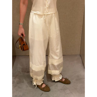 Ginie Pants กางเกงผ้าไนลอนพองปลาย
