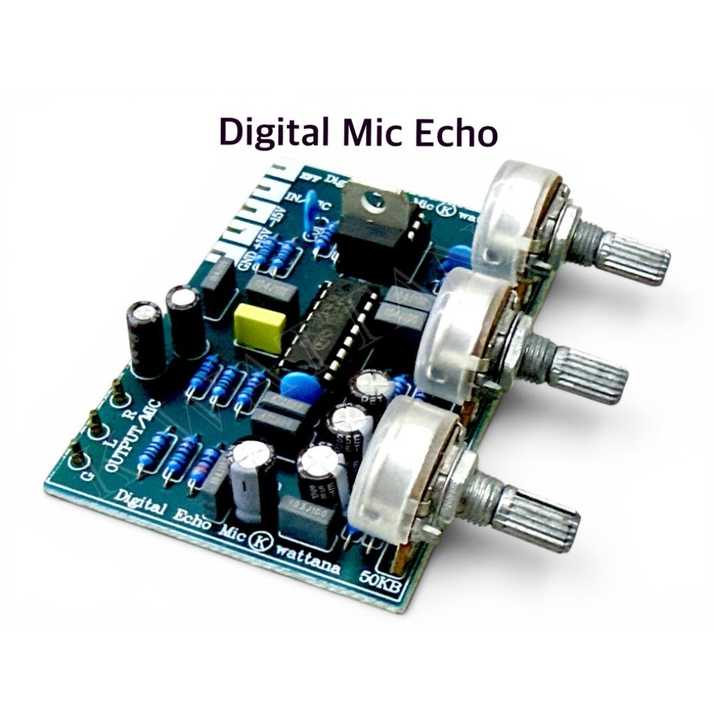 Digital Mic Echo 3vr , ดิจิตอล ไมค์ แอคโค่ว 3วอลลุ่ม สำหรับเครื่องเสียง