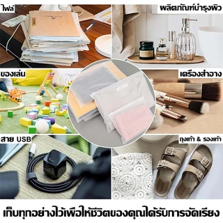 EVAถุงรูดเก็บเสื้อผ้า แบบขุ่น ถุงซิปรูด ปรูด มีรู สีขุ่น ใส่เสื้อผ้า ถุงซิปเก็บเสื้อผ้า สำหรับเดินทาง กันเสื้อยับ