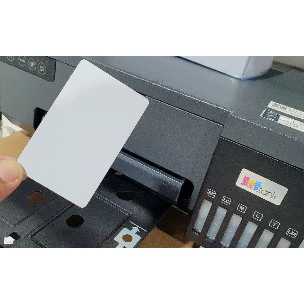 บัตร pvc card for inkjet ใช้กับเครื่องพิมพ์เอพสัน คุณภาพสูงผิวมันเงา สวยงาม