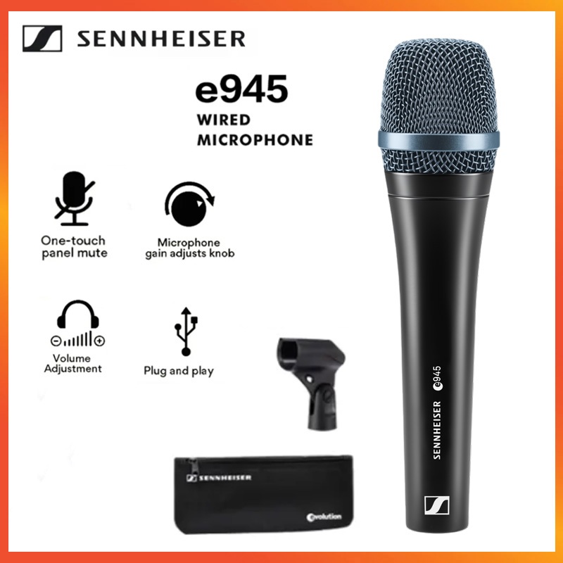 SENNHEISER Professional E945 Dynamic Super-Cardioid Vocal Microphone