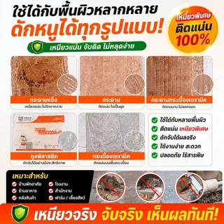กาวดัดหนู เหนียวสุดกาวดัก 500ml 1กระป๋องติดหนูได้100000ตัว กาวดักหนูแรงกว่ากาวธรรมดา กําจัดหนู กาวดักนก