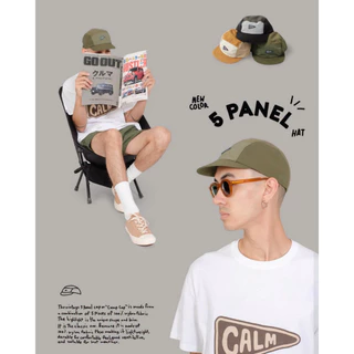 Calm 5 Panel Cap 2021 Multicolor หมวกห้าแผงสีมัลติคัลเลอร์ Calm Outdoors