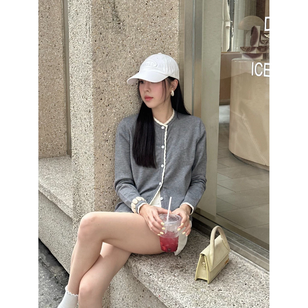 Peche Yume Knit Cardigan คาร์ดิแกนไหมพรม