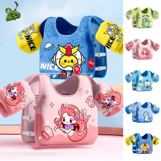 Terra Craft เสื้อชูชีพเด็ก ลายการ์ตูน น่ารัก สีสันสดใส โฟมพยุงตัวว่ายน้ำ