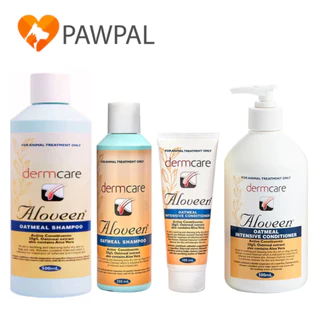 Aloveen Oatmeal Shampoo Conditioner แชมพู 250 ml 🔥Exp.2027 ครีมนวด 100 ml บำรุงขน อ่อนโยน สุนัข แมว