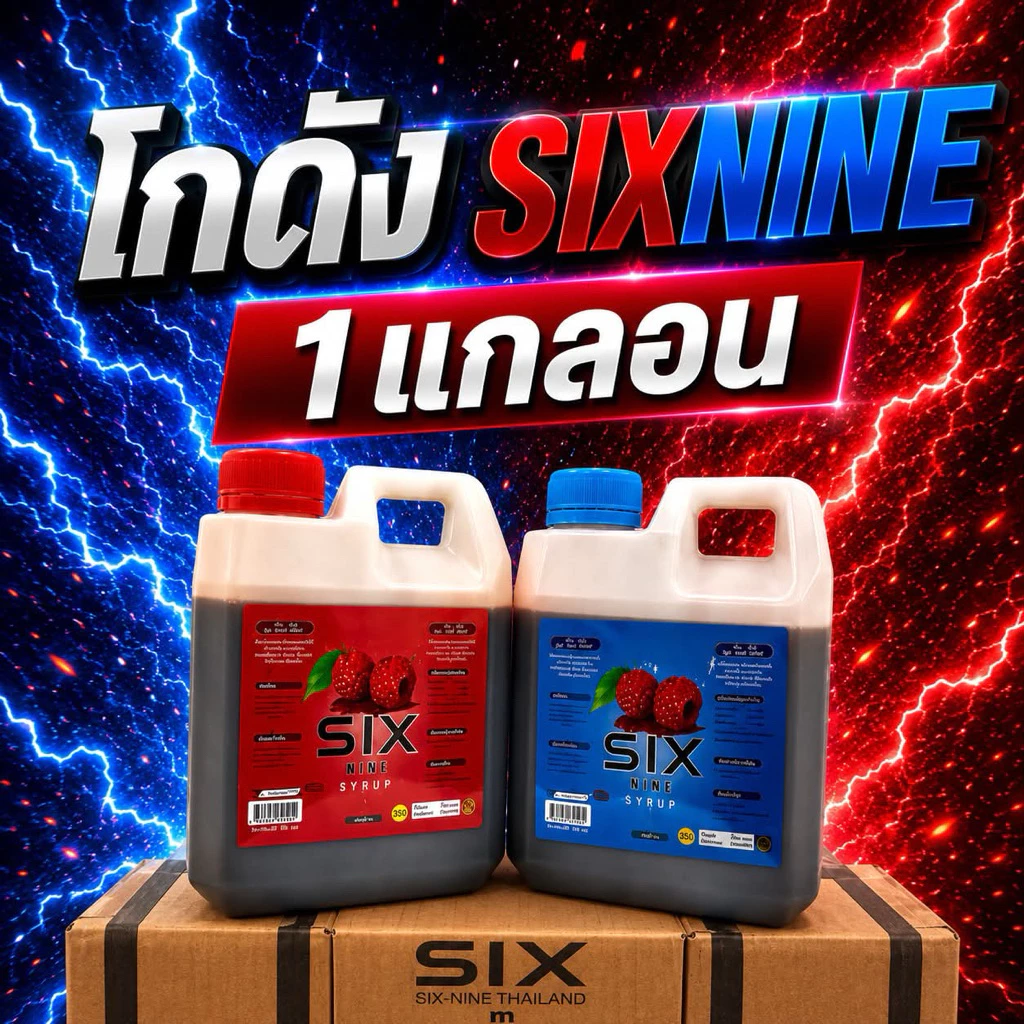 Six9[1แกลอน]ไซรัปน้ำหวานเข้มข้น