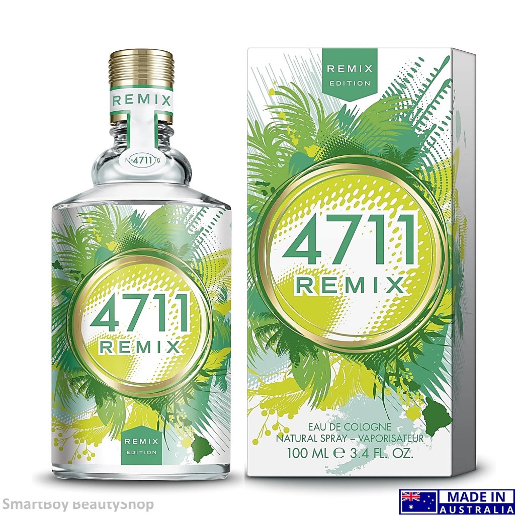4711 Remix Green Oasis Eau de Cologne 100ml Spray น้ำหอมผู้หญิงกลิ่นหอมเซ็กซี่เพิ่มเสน่ห์ชวนหลงใหลสไ