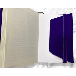 ปกหนังสือผ้า งานแฮนด์เมด โทนสีเรียบขนาดA5(ใส่หนังสือขนาดไม่เกิน14.5 x 21 ซม.ได้)