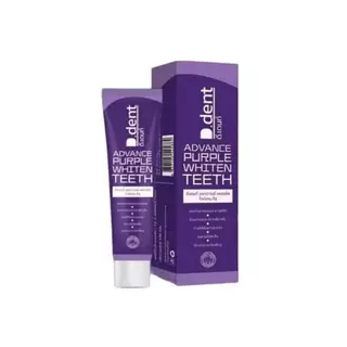 ของแท้ !! ยาสีฟันดีเด้นท์ม่วง (D.dent Advance Purple Whiten Teeth) ขนาด 100 กรัม