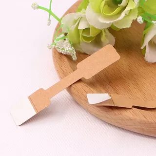 200 ชิ้น ป้ายห้อยแท็กราคาแหวน ป้ายกระดาษแขวนของ 1.2x6cm ป้ายราคาเครื่องประดับ จิวเวลรี่ สร้อยคอ Hangtags
