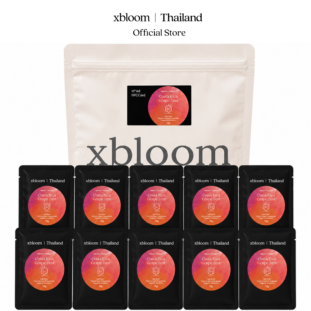 Crane Costa Rica Grape Zest (10 Sachets) | เมล็ดกาแฟคั่วอ่อน Specialty Natural Process จากคอสตาริกา
