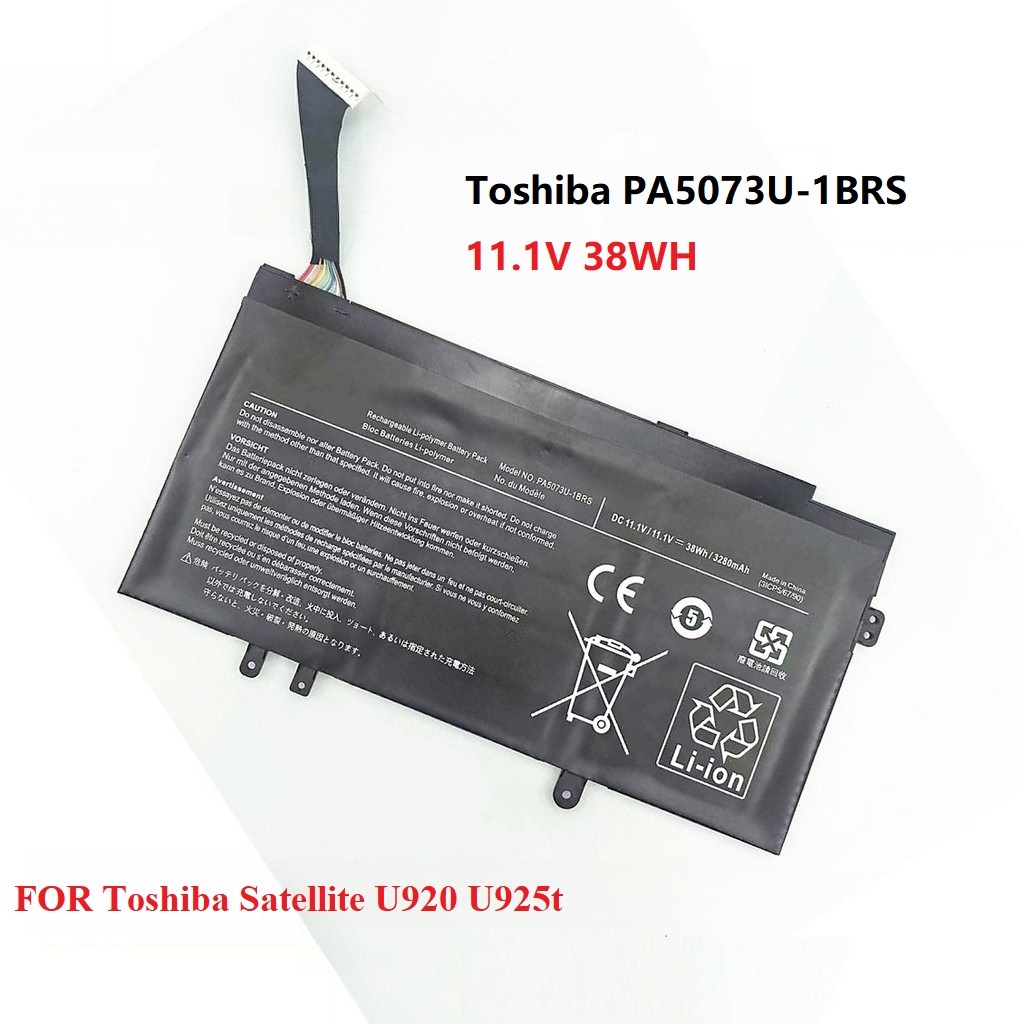 Toshiba PA5073U-1BRS แบตเตอรี่ สำหรับ Toshiba Satellite U920 U925t notebook battery(11.1V 38WH)