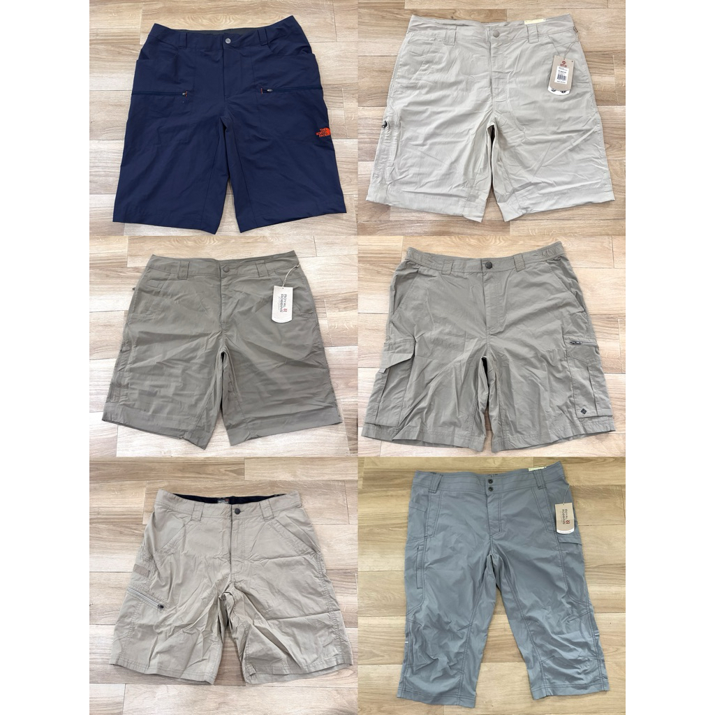 กางเกงคาร์โก้ขาสั้น & สามส่วน คละแบรนด์ TNF/Columbia/Royal Robbin