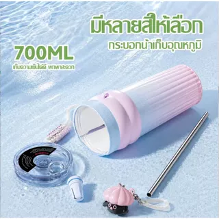 SEALN (26 ออนซ์)แก้วเก็บความเย็น เคลือบเซรามิค ถ้วยเก็บความร้อน ดื่มน้ำชา กาแฟ น้ำผลไม้ ทนทาน สูญญากาศ สแตนเลส ขนาดพกพา