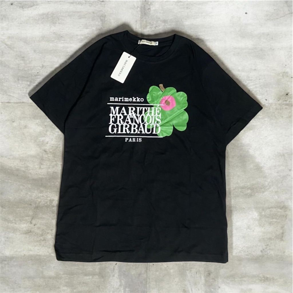 เสื้อยืดโอเวอร์ไซด์ลายดอก(ผ้าดีมว๊าากกก)