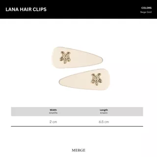 Merge Official - Lana Hair Clips (พร้อมส่ง)