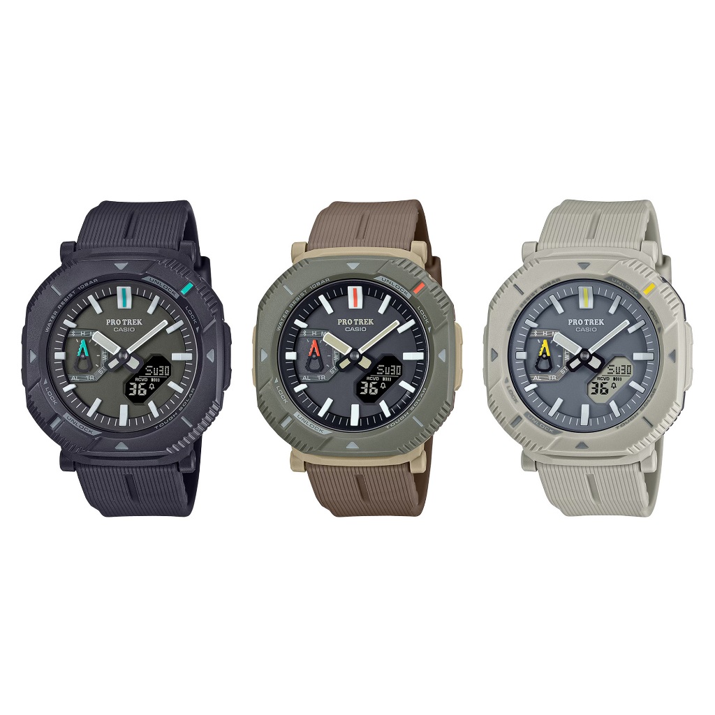 Casio Protrek นาฬิกาข้อมือผู้ชาย สายเรซิน  รุ่น PRJ-B001 (PRJ-B001-1,PRJ-B001-5,PRJ-B001-7)