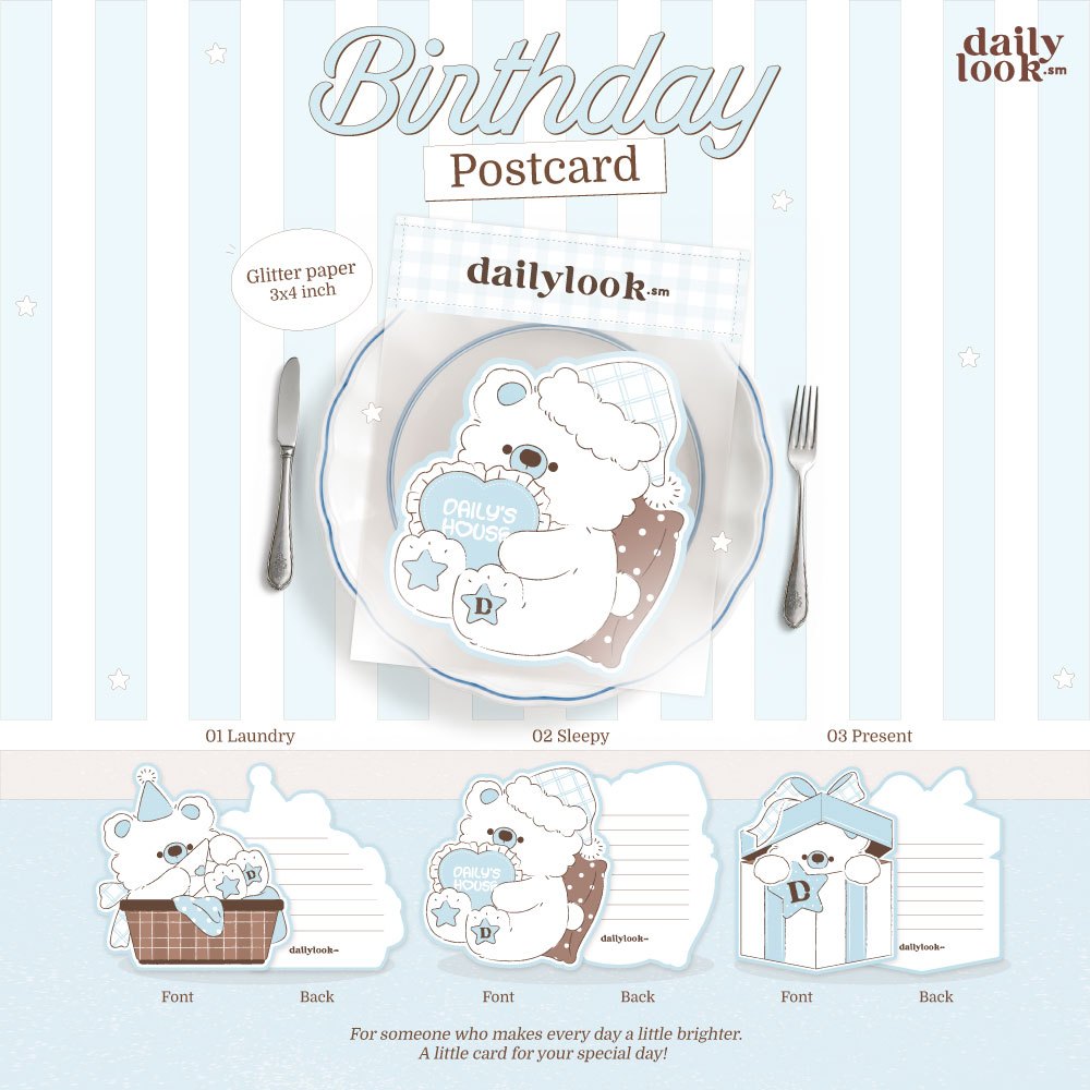 DAILYLOOK.SM --- Birthday Postcard
