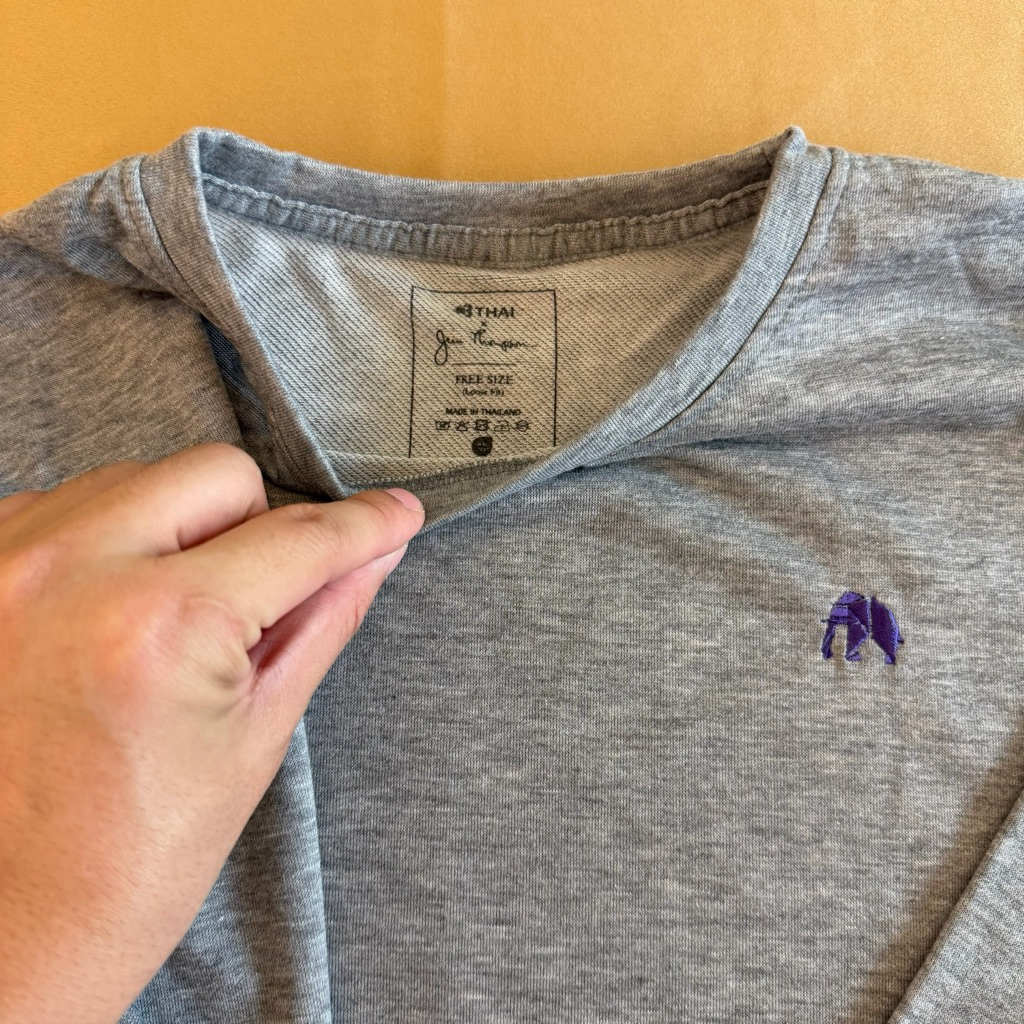 เสื้อชุดนอน JIM THOMPSON x THAIAIRWAYS เสื้ออย่างเดียว รูปที่ 2