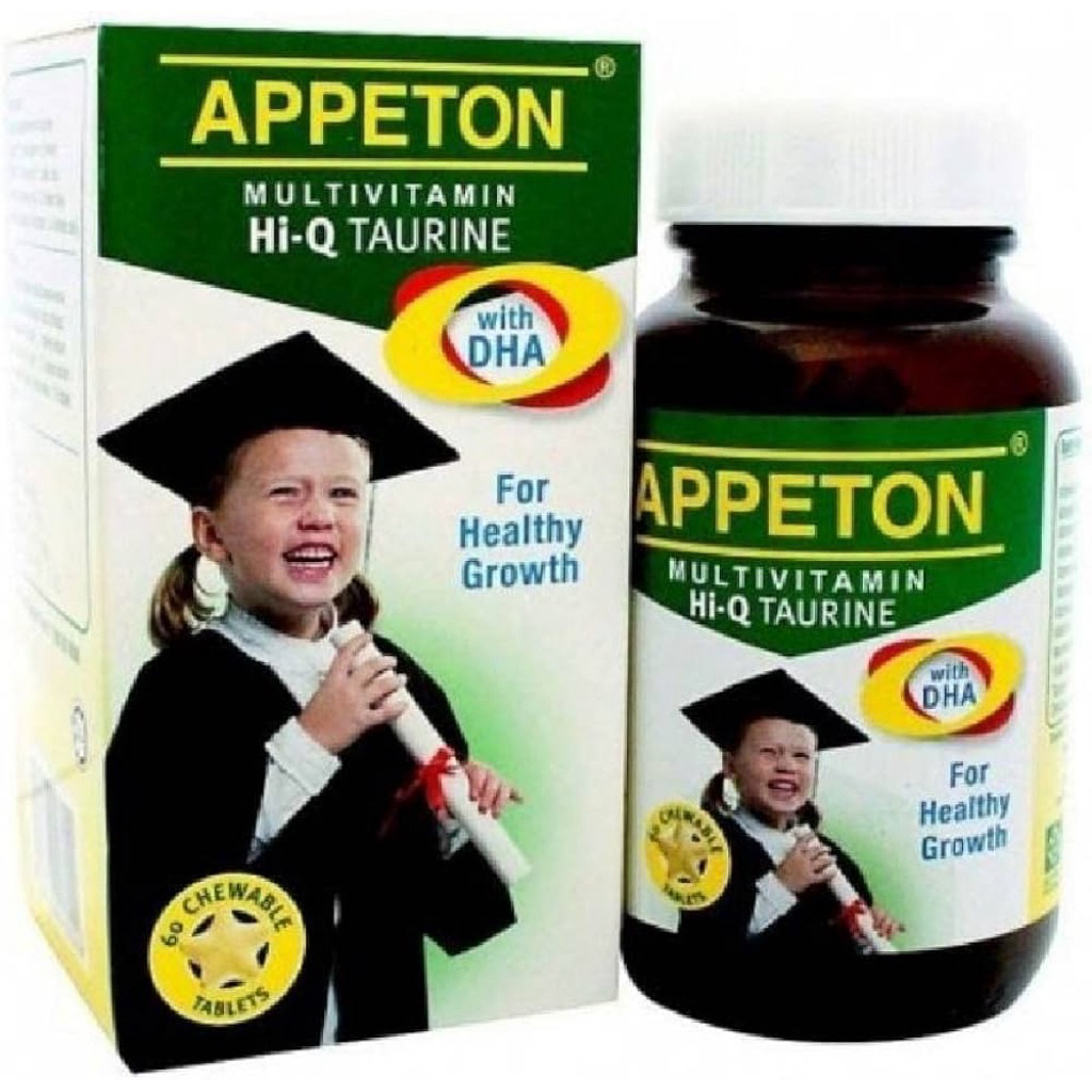 APPETON MULTIVITAMIN HI-Q TAURINE WITH DHA 60S