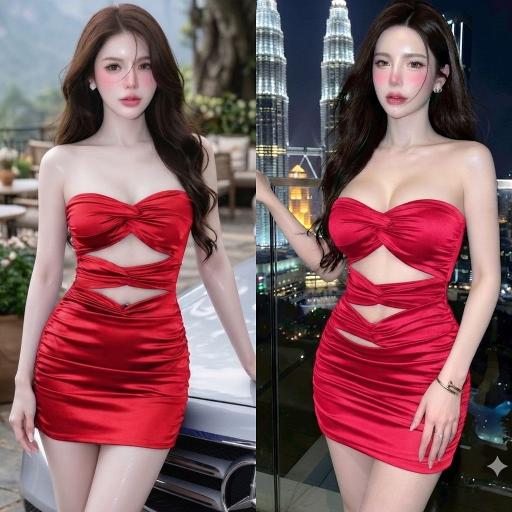 ชุดพีอาร์ผ้าซาตินเสริมฟองน้ำ