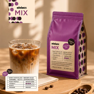 [NEW PACKAGE] Minimex เมล็ดกาแฟ Classic คั่วกลาง-เข้ม ขนาด 250/500 g.