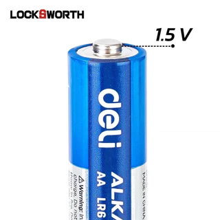 Deli ถ่าน ถ่านอัลคาไลน์ ความจุสูง AA LR6 / AAA LR03 ถ่าน 1.5V ใหม่ ของแท้ Alkaline Battery