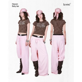 kome.offi เสื้อยืด baby tee รุ่น blessed me / heaven