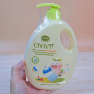 Enfant อองฟองต์ น้ำยาล้างขวดนม ผลิตภัณฑ์ทำความสะอาดจุกนมและขวดนมสูตร Organic Tea Tree Oil