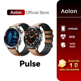 Aolon Pulse Smartwatch ECG AMOLED วัดความดันโลหิต กันน้ำ ติดตามสุขภาพ Bluetooth Calling โหมดกีฬา 100ชนิด HRV smart watch
