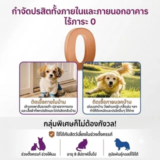 PAWSOMART หยอดเห็บหมัดแมว ยาหยอดเห็บแมว ยาหยอดหมัดแมว กำจัดเห็บ หมัด ไร สูตรอ่อนโยน ปลอดภัย ไม่เป็นอันตราย ของแท้