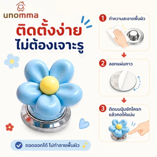 🎈COD🎈 อุปกรณ์ช่วยกดปุ่มชักโครก ด้ามยาว ลายการ์ตูนน่ารัก ลดการสัมผัส ใช้งานง่าย สำหรับห้องน้ำ.unomma