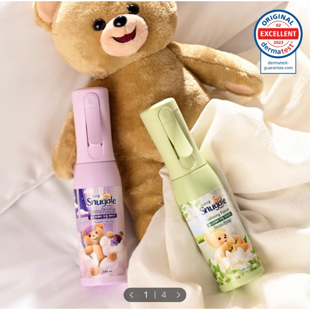 ของแท้ 100% Snuggle Room Spray ขนาด 200 มล. เป็นสเปรย์น้ำหอมปรับอากาศและกำจัดกลิ่น จากเกาหลีใต้