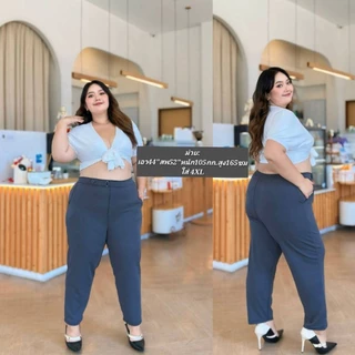 กางเกงสาวอวบ,สาว plus size กางเกงขายาว(ความยาวขา 38 นิ้ว) ผู้หญิง Lady Clothing Women Miss M.A.Closet