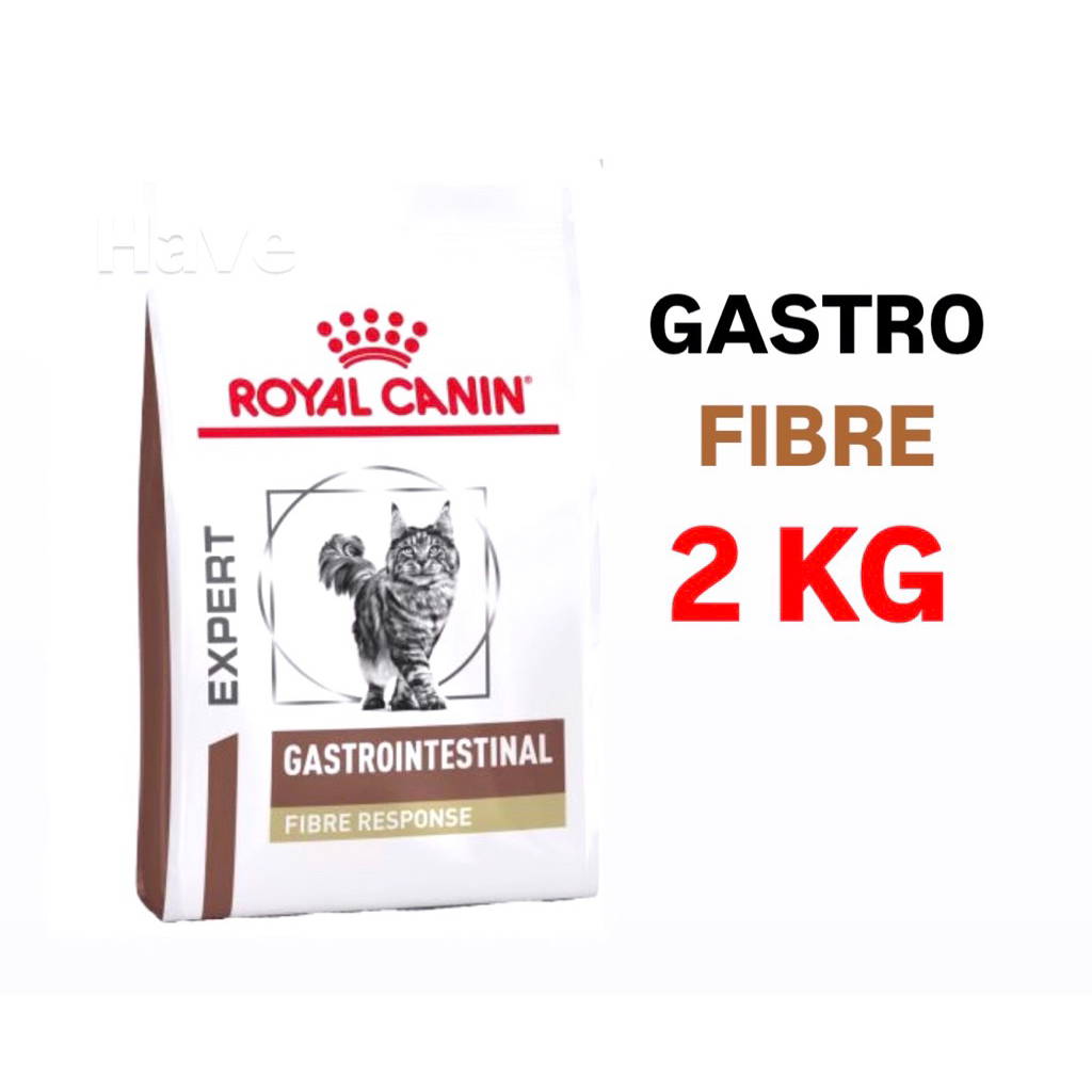 Royal Canin Gastro intestinal fiber response ขนาด2kg อาหารแมว สำหรับแมวท้องผูก หรือขาดไฟเบอร์