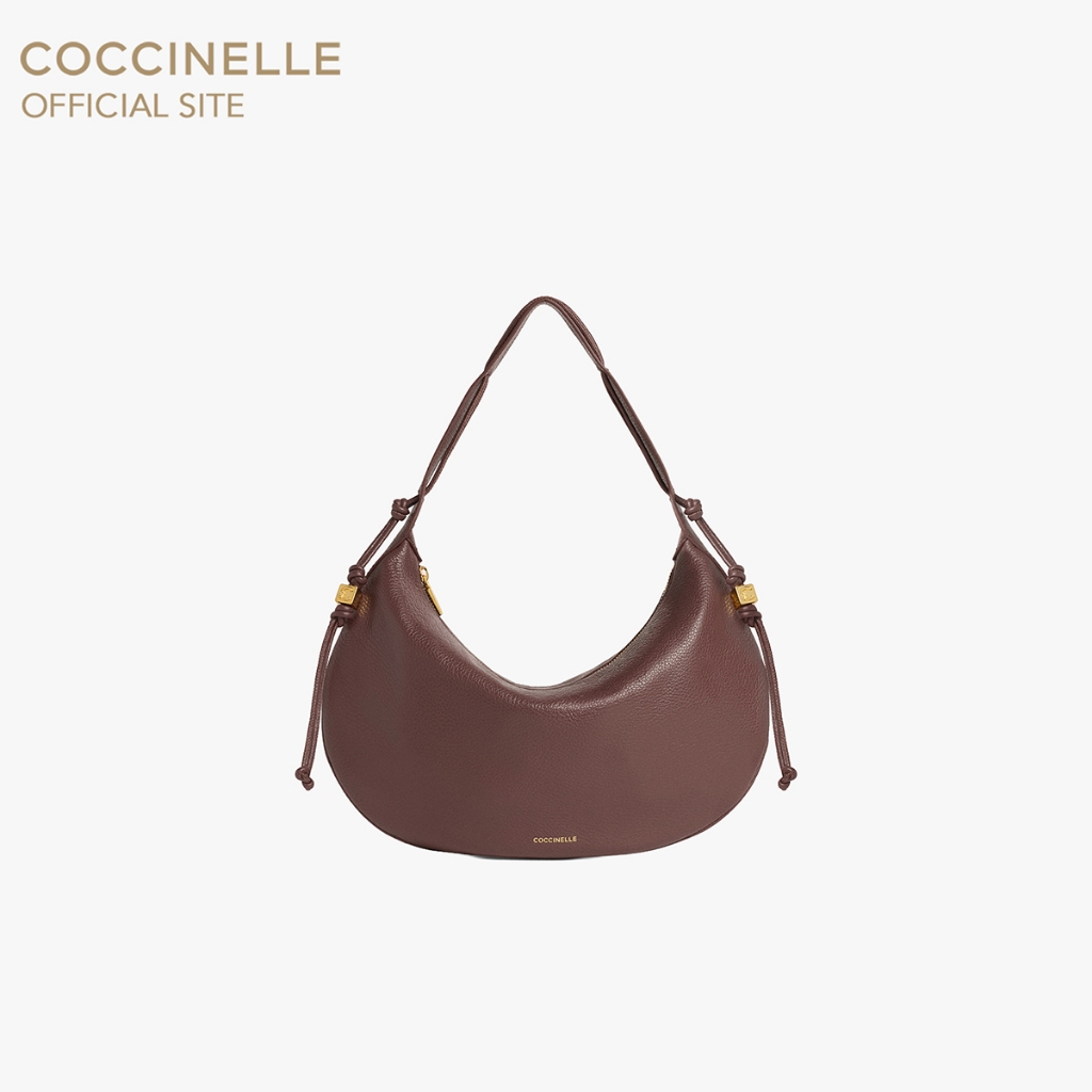 COCCINELLE กระเป๋าสะพายไหล่ผู้หญิง รุ่น THESS HOBO BAG 130201 สี BERRY