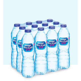 [สินค้าส่งด่วน] เพียวไลฟ์น้ำดื่ม600มล. แพ็ค 12 PURE LIFE DRINKING WATER 600ML PACK 12