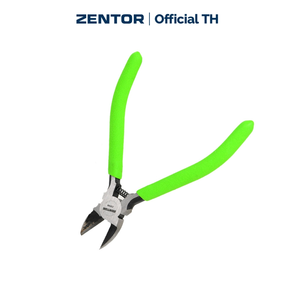 Zentor คีมตัดพลาสติก คีมตัด คีมตัดสายไฟ แบบมีสปริงคืนตัวได้ดี ถนัดมือ Plastic Nipper