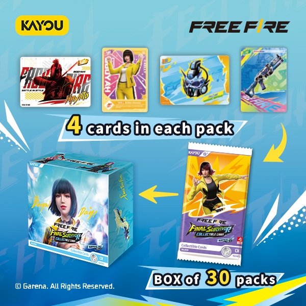 KAYOU ไฟร์ฟรี – การ์ดสะสมผู้รอดชีวิตคนสุดท้าย – แพ็คเซอร์ไพรส์ – 001 – SEA- FF-KP-XCZ-JX-001-SEA