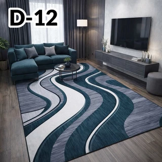 [ พรมปูพื้น 3D 8ฟุต ] พรมโมเดิร์น ขนาด 200*300cm พรมแตกแต่งบ้าน ลวดลายสวย ทันสมัย มี 68ลายให้เลือก