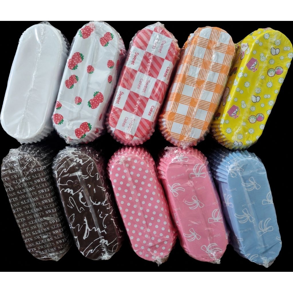 พร้อมส่ง กระทงอบขนม 300ชิ้น ทรงเรือ ไม่ติดกระดาษมีเคลือบมัน ทรงแข็ง