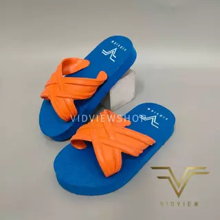 VIDVIEW มีส่งด่วน รองเท้าแตะสวมเด็กชาย/หญิง ยี่ห้อวิ๊ดวิ้ว นิ่ม ทรง Puppa ไซส์ 5-8.5 รองเท้าเด็ก เด็กสวม VV222